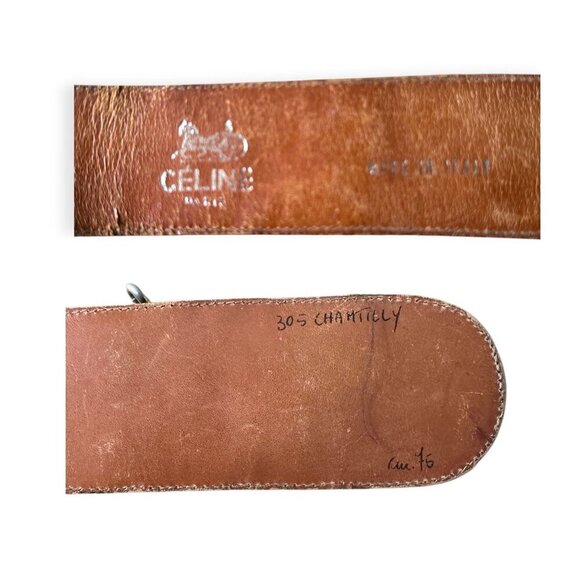 Céline “Chantilly” Crocodile Horse-Bit Belt 76 cm Late 1960s Design Italy main image 9